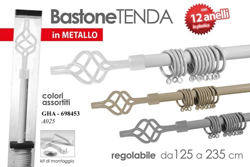 Bastone per tende - bastone, in