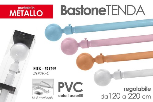 Asta bastone tenda estensibile - bastone,