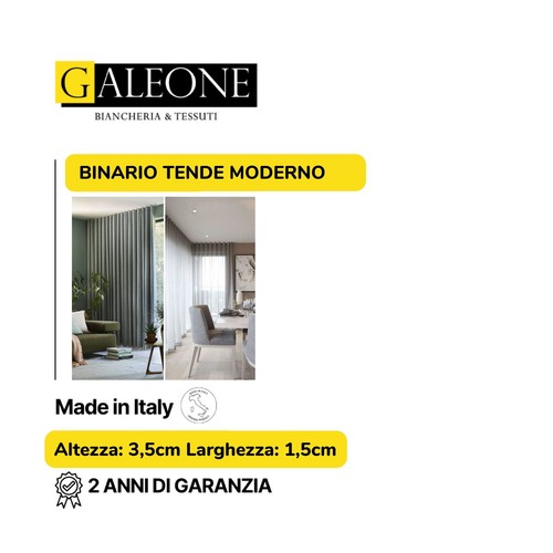 Binario per tende - per, soffitto
